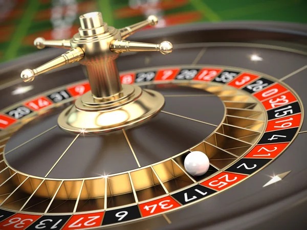 Texas Poker table layout with community cards and betting positions